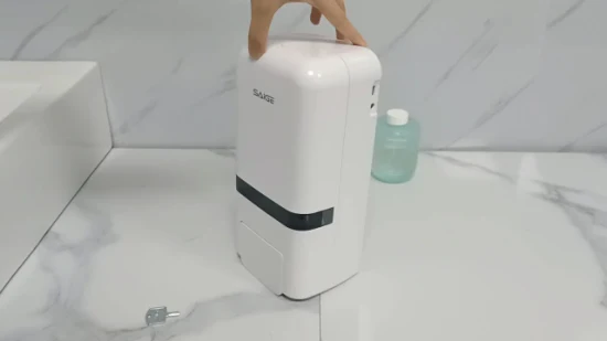 Distributeur de savon liquide manuel en plastique ABS de haute qualité Saige 1600 ml
