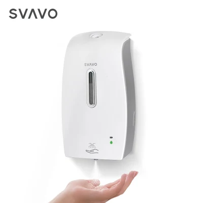 Svavo – distributeur de savon en plastique avec capteur de mousse automatique, sans contact, pour salle de bain