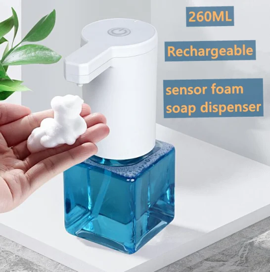 Distributeur automatique de désinfectant pour les mains, Rechargeable par USB, Design tendance, sans contact, distributeur de savon pour les mains libres pour la cuisine