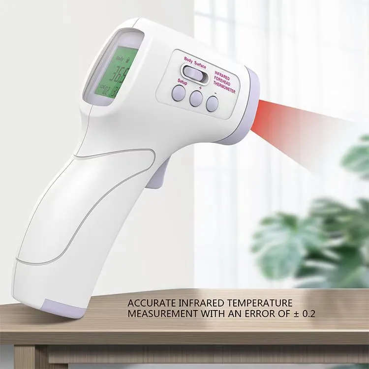 Thermomètre frontal infrarouge numérique Thermomètre sans contact