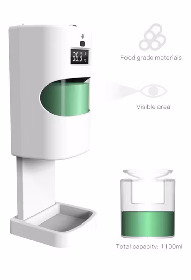 Distributeur automatique de désinfectant de savon de jet de mousse liquide de gel de vente chaude
